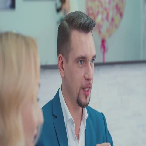 Presentable appearance. The creative team discusses the project Video stock 69561830