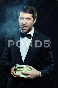 Presentable businessman Stock Photos