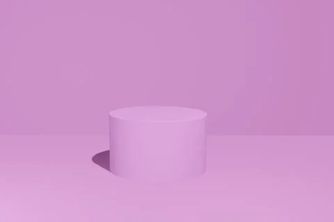Presentation and Pink Empty Podiums イラスト素材