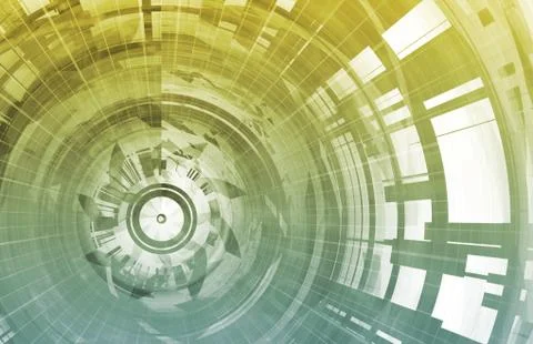 Presentation background Illustrazione stock