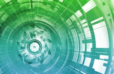 Presentation background Illustrazione stock