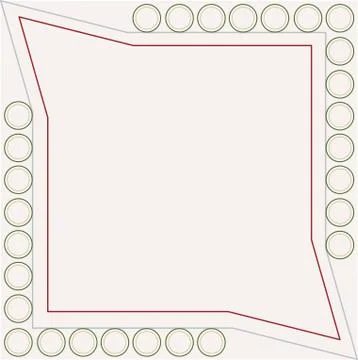 Presentation board of ancient color schema Stock-Illustration