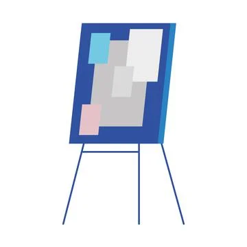 Presentation board icon vector design Stock Illustration
