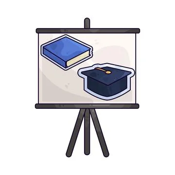 Presentation Board illustration Stock Illustration