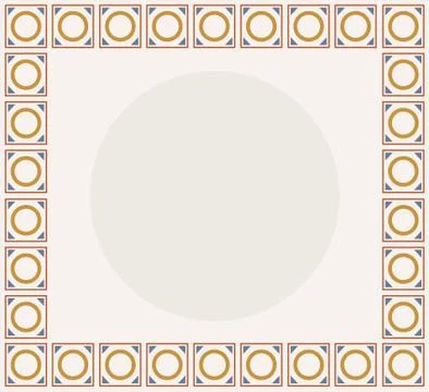 Presentation board for one of the most known Solomon sign logo with different Stock-Illustration