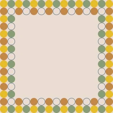 Presentation board of present card cream colored background design Stock-Illustration