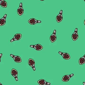 Presentation bouquet flower vector seamless pattern Stockillustratie
