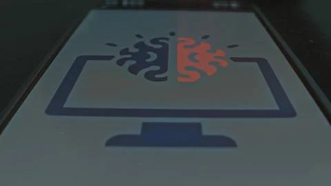 Presentation of Brain Computer interface Stock Footage 304235932