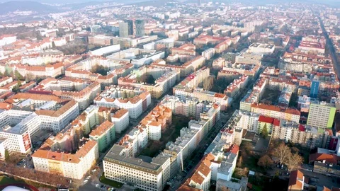Presentation of Brno houses Stock Footage 119528675