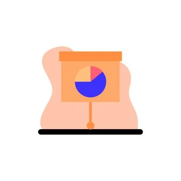 Presentation Business Icon Conceptual Vector Illustration Design Stock Illustration