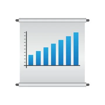 Presentation Chart 스톡 일러스트
