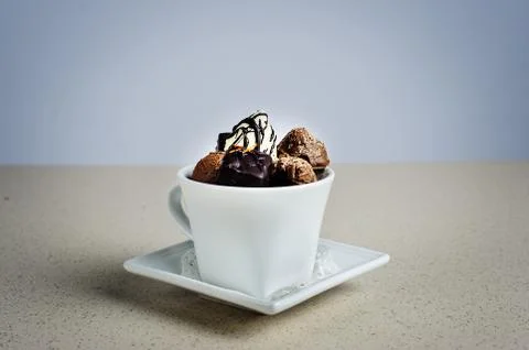 Presentation chocolate Stock Photos