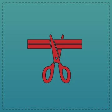 Presentation computer symbol Illustrazione stock