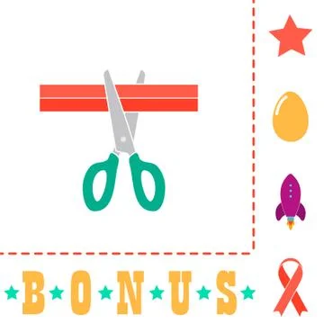 Presentation computer symbol Stock Illustration