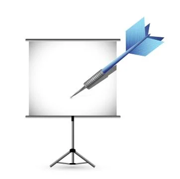 Presentation concept illustration design Stock Illustration