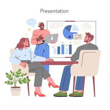 Presentation concept Vector illustration 스톡 일러스트