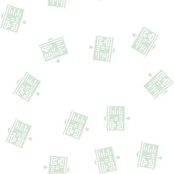 Presentation of courses glyph vector seamless pattern 스톡 일러스트