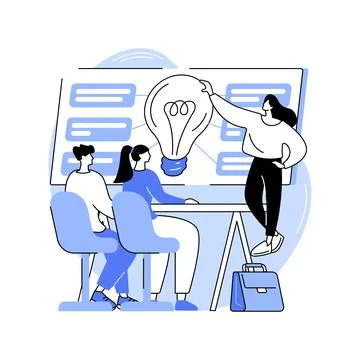 Presentation creation tool isolated cartoon vector illustrations. Stock Illustration