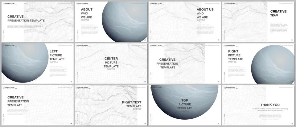 Presentation design vector template, multipurpose template for presentation Stock-Illustration