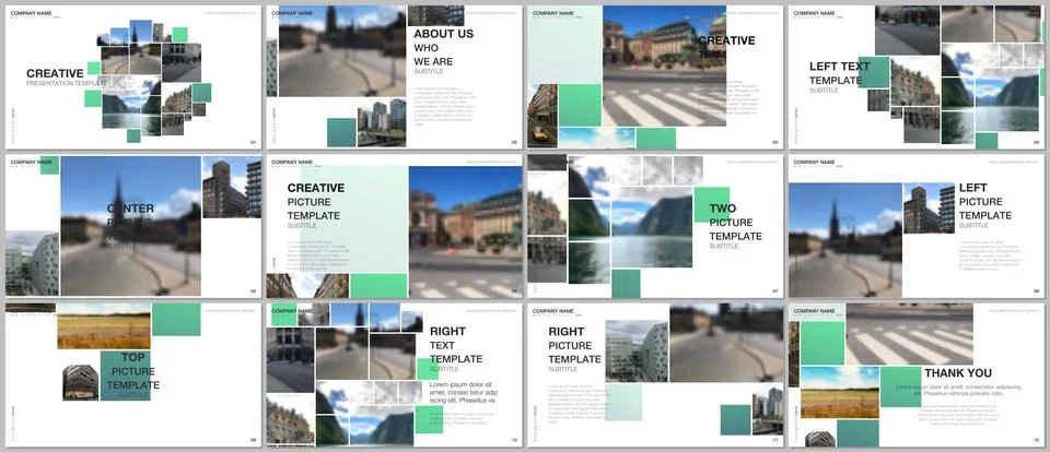 Presentation design vector template, multipurpose template for presentation Stock Illustration