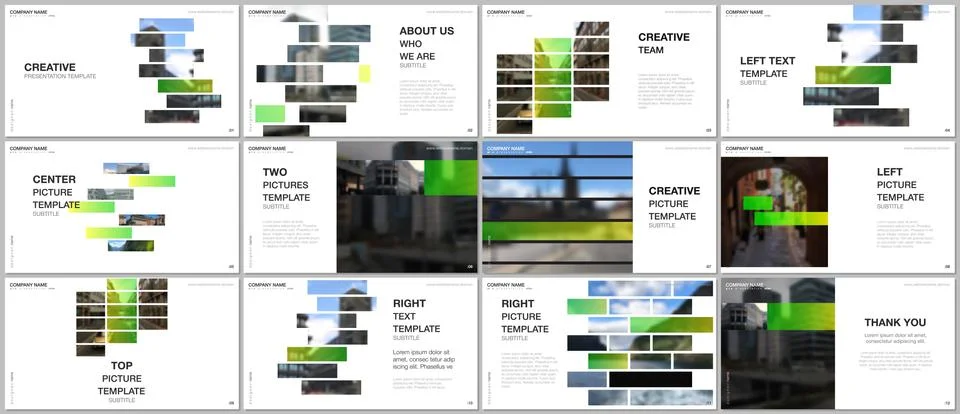 Presentation design vector template, multipurpose template for presentation Illustrazione stock