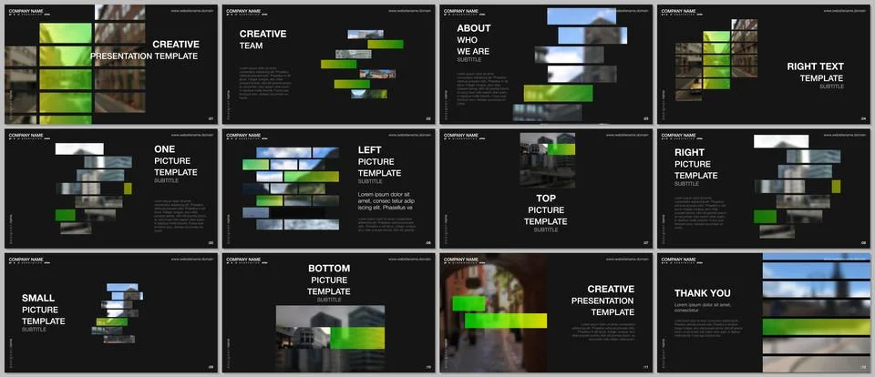 Presentation design vector template, multipurpose template for presentation Stock Illustration