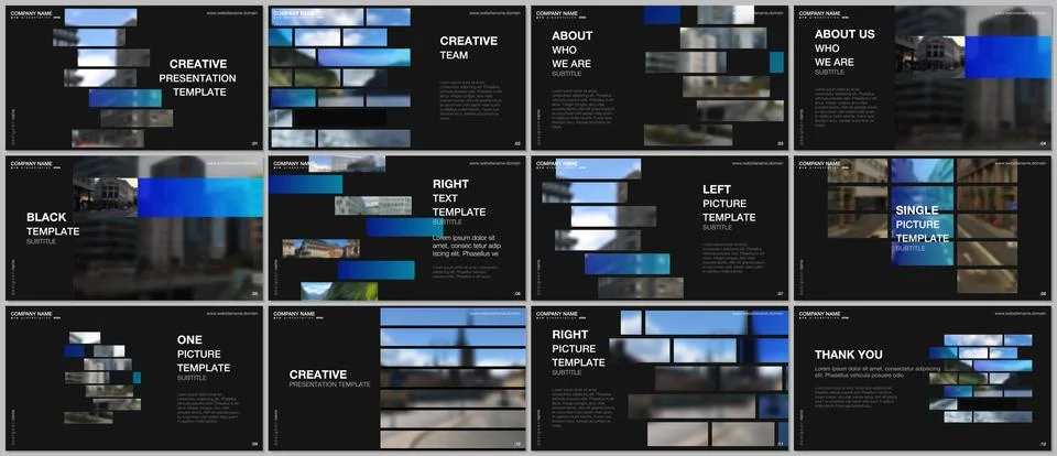 Presentation design vector template, multipurpose template for presentation Stock Illustration