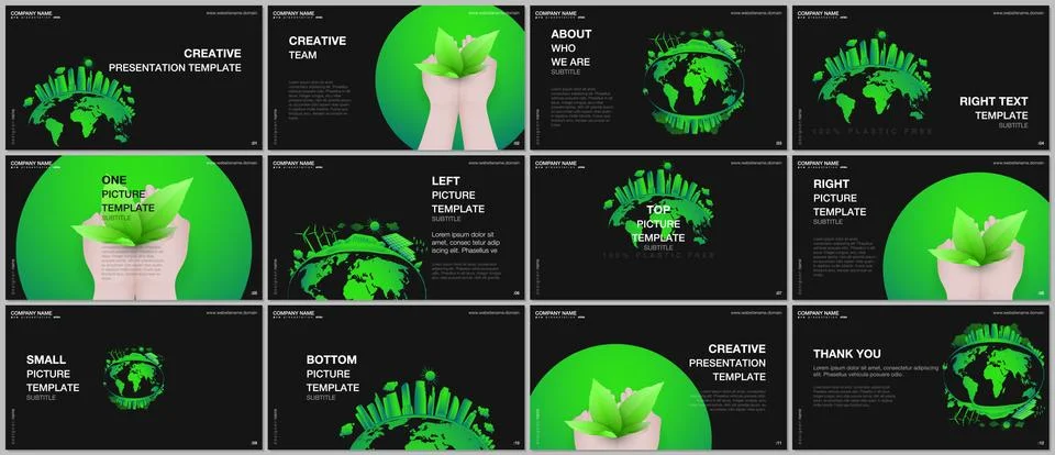Presentation design vector templates, multipurpose template for presentation Stock-Illustration