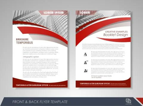Presentation flyer concept Stock Illustration