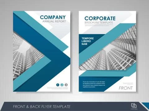 Presentation flyer design Stock Illustration