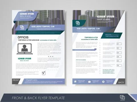 Presentation flyer Stock Illustration