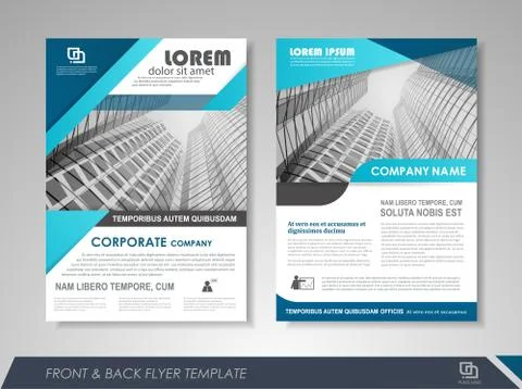 Presentation flyer Stock Illustration