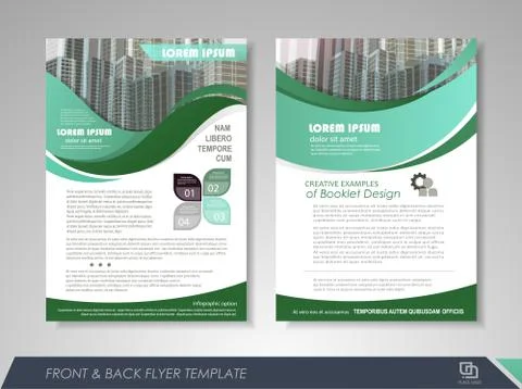 Presentation flyer Stock Illustration