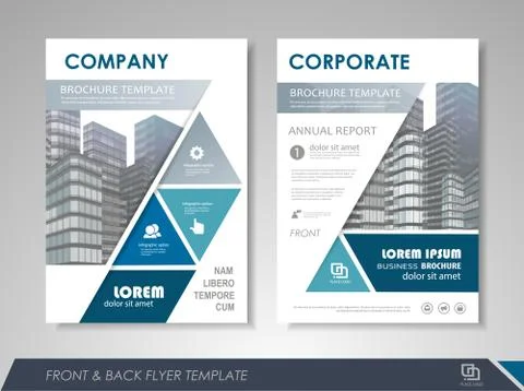 Presentation flyer Stock Illustration