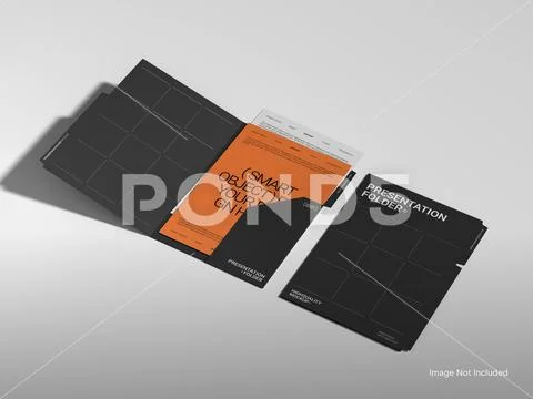 Presentation Folder Mockup PSD Template