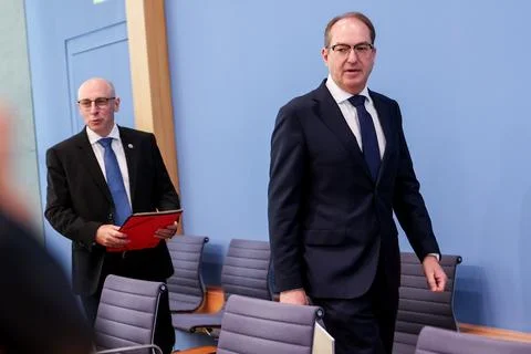 Presentation of the German Constitution Protection Report 2026, Berlin, Germany  Stock Photos