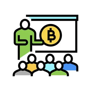 Presentation ico color icon vector illustration Illustrazione stock