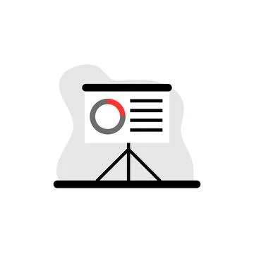 Presentation Icon Vector Illustration Design Stock Illustration