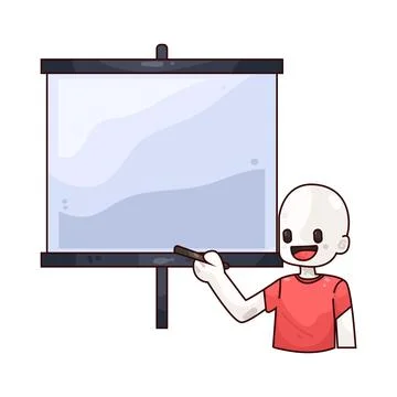 Presentation illustration Stock Illustration