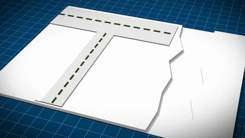 Presentation isometric of city Stock Footage 94103961