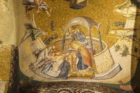 Presentation of Jesus to the temple Stock Photos