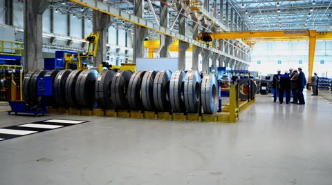 Presentation of the Joint venture enterprise Severstal-SSC-Vsevolozsk Stock Footage 51561712