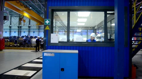 Presentation of the Joint venture enterprise Severstal-SSC-Vsevolozsk 스톡 동영상 51561744