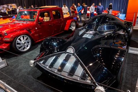 Presentation of the life-sized version car of the Hot Wheels Garage of Legend Stock Photos