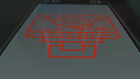 Presentation of Machine Learning concept Stock Footage 304236016