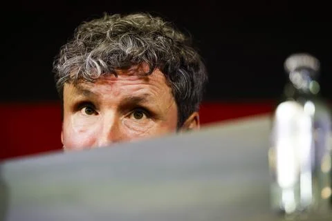 Presentation of Mark van Bommel as head coach of the Belgian national soccer tea Stock Photos