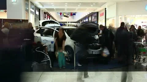 Presentation of a new car 2, timelapse 動画素材 12671246