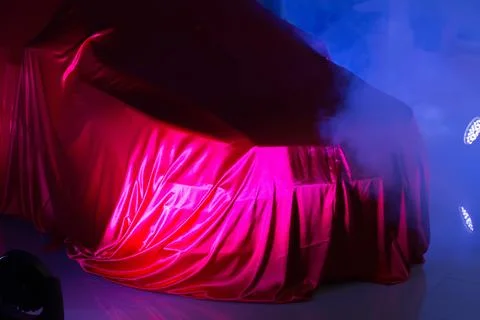 Presentation of the new car model. Stock Photos