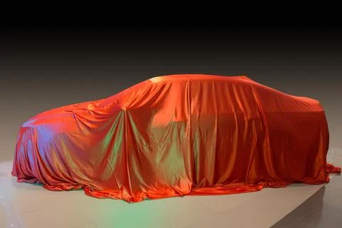 Presentation of the new car model. Stock Photos