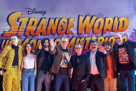 Presentation of the new Walt Disney movie 'Strange World - Un Mondo Misterios Stock Photos